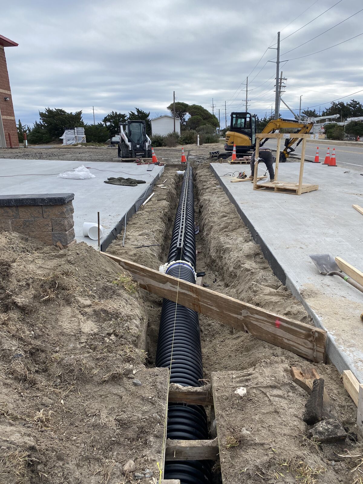 Commercial Concrete project completed by Mike's Concrete & Masonry
