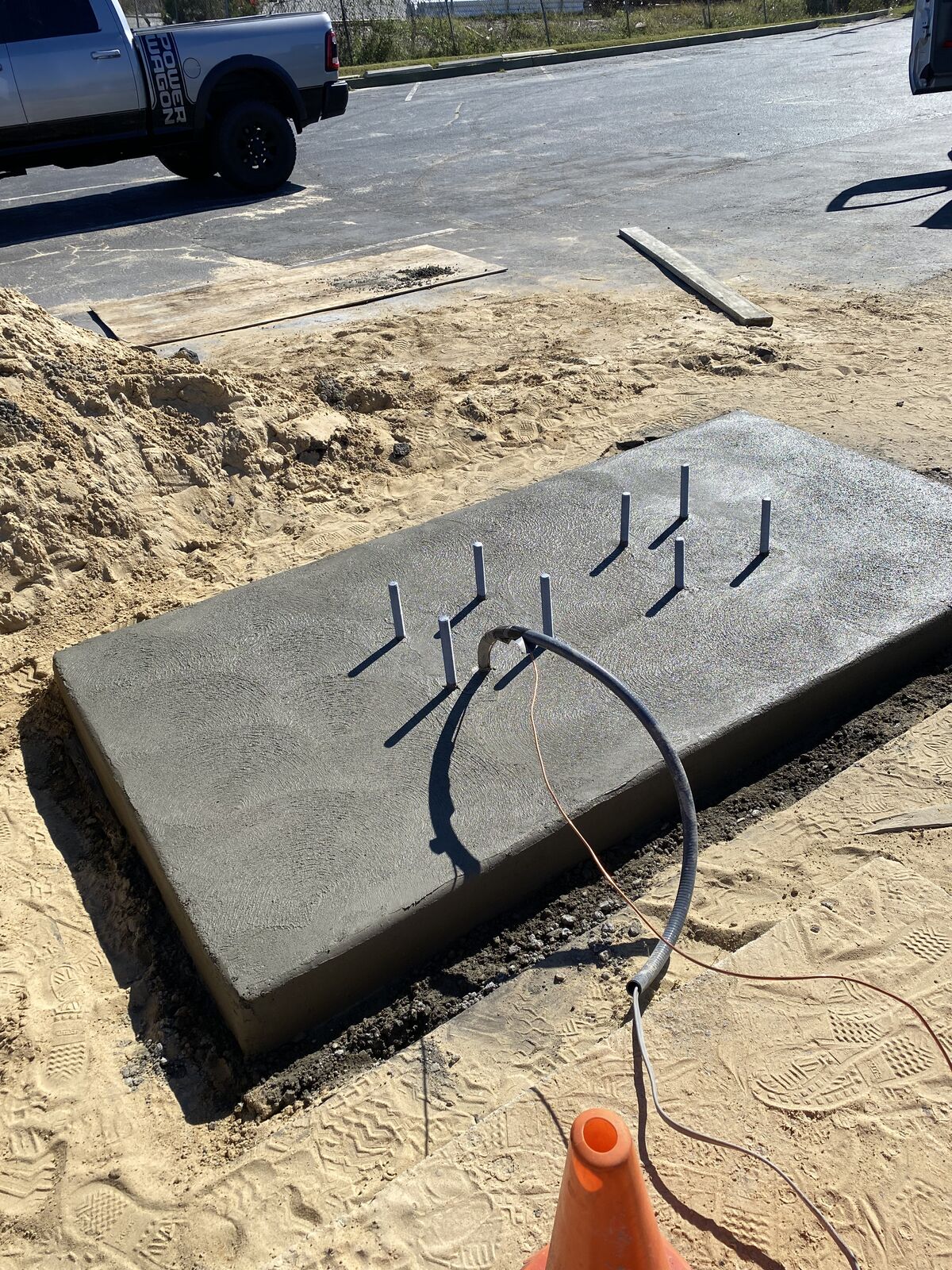 Commercial Concrete project completed by Mike's Concrete & Masonry
