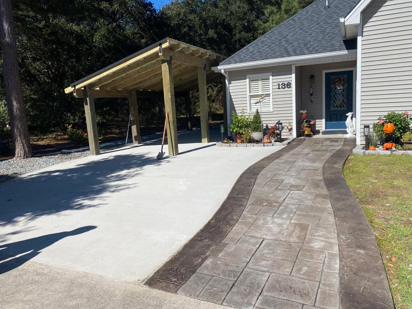 Decorative Concrete project completed by Mike's Concrete & Masonry