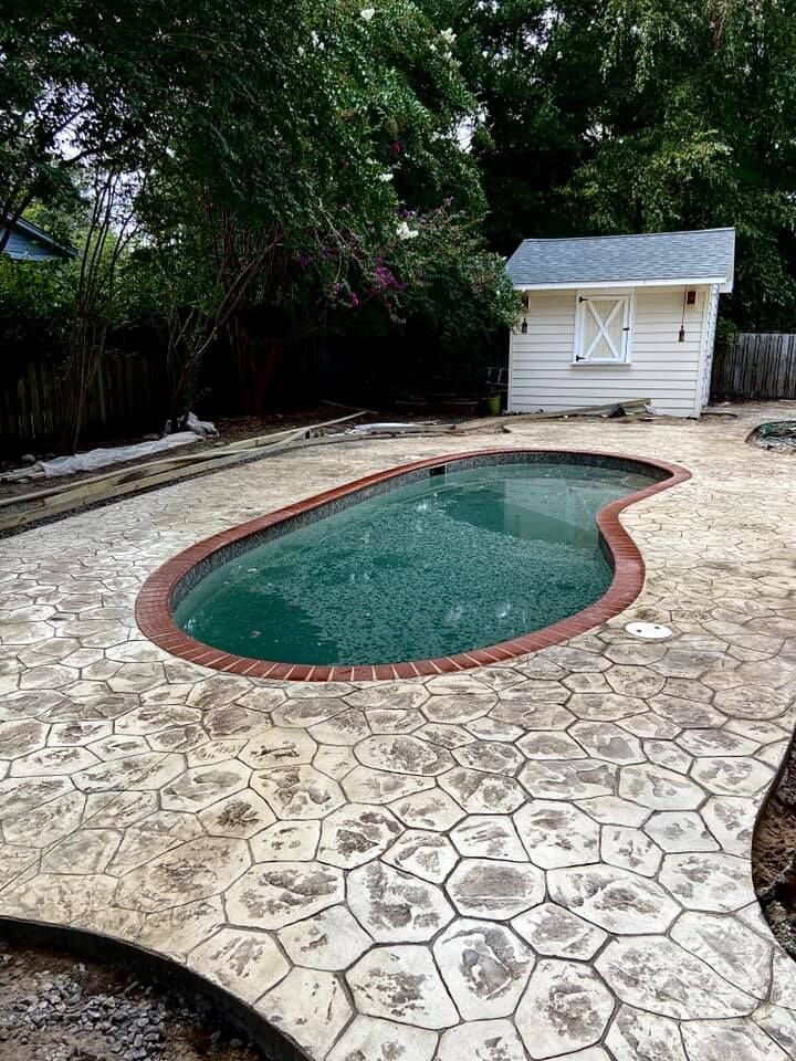 Decorative Concrete project completed by Mike's Concrete & Masonry