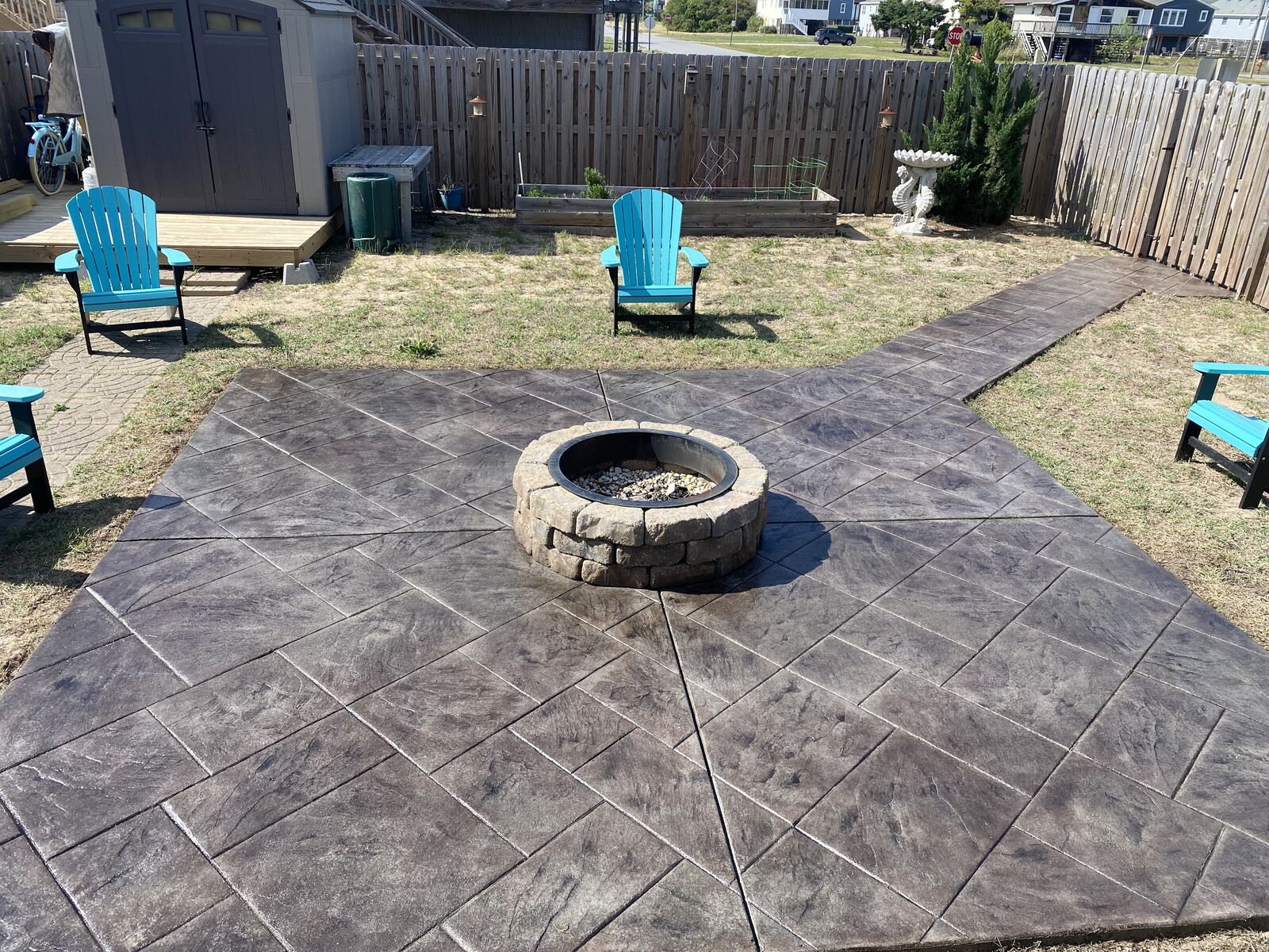 Decorative Concrete project completed by Mike's Concrete & Masonry