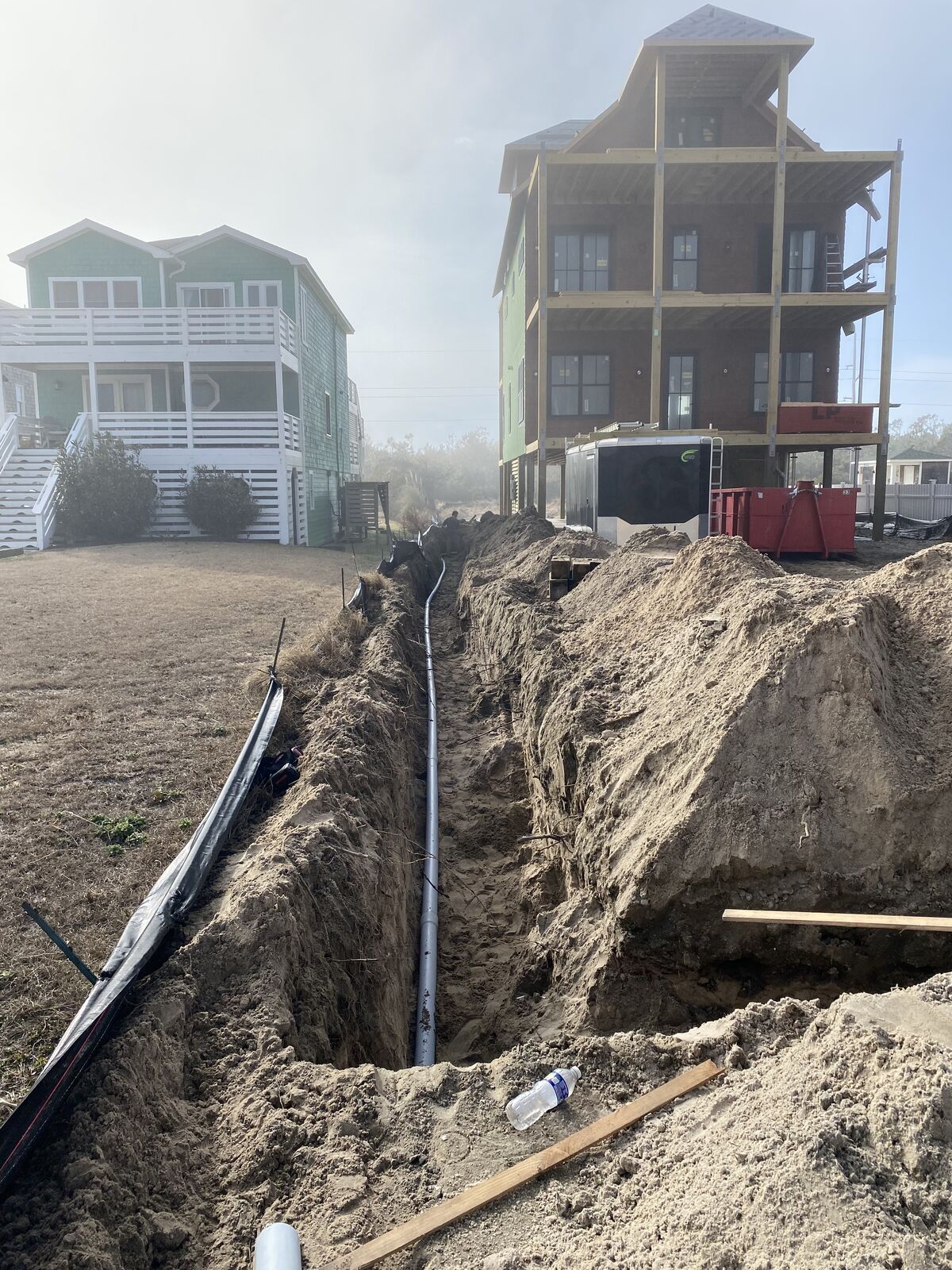 Excavation & Site Preparation project completed by Mike's Concrete & Masonry