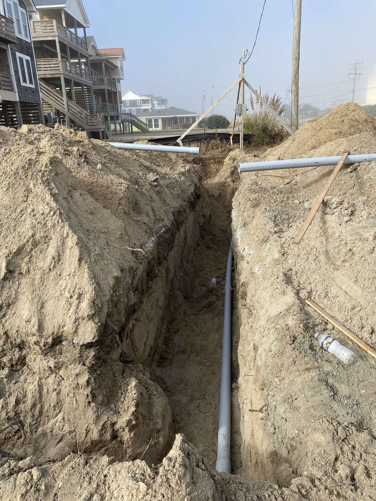 Excavation & Site Preparation project completed by Mike's Concrete & Masonry