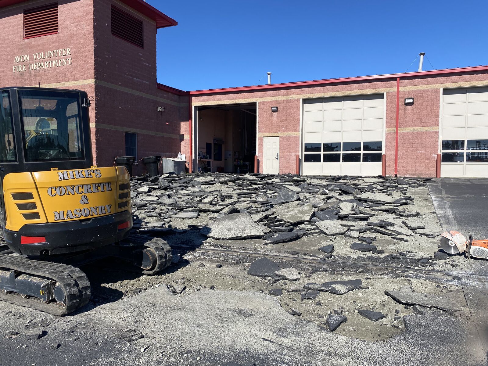 Excavation & Site Preparation project completed by Mike's Concrete & Masonry