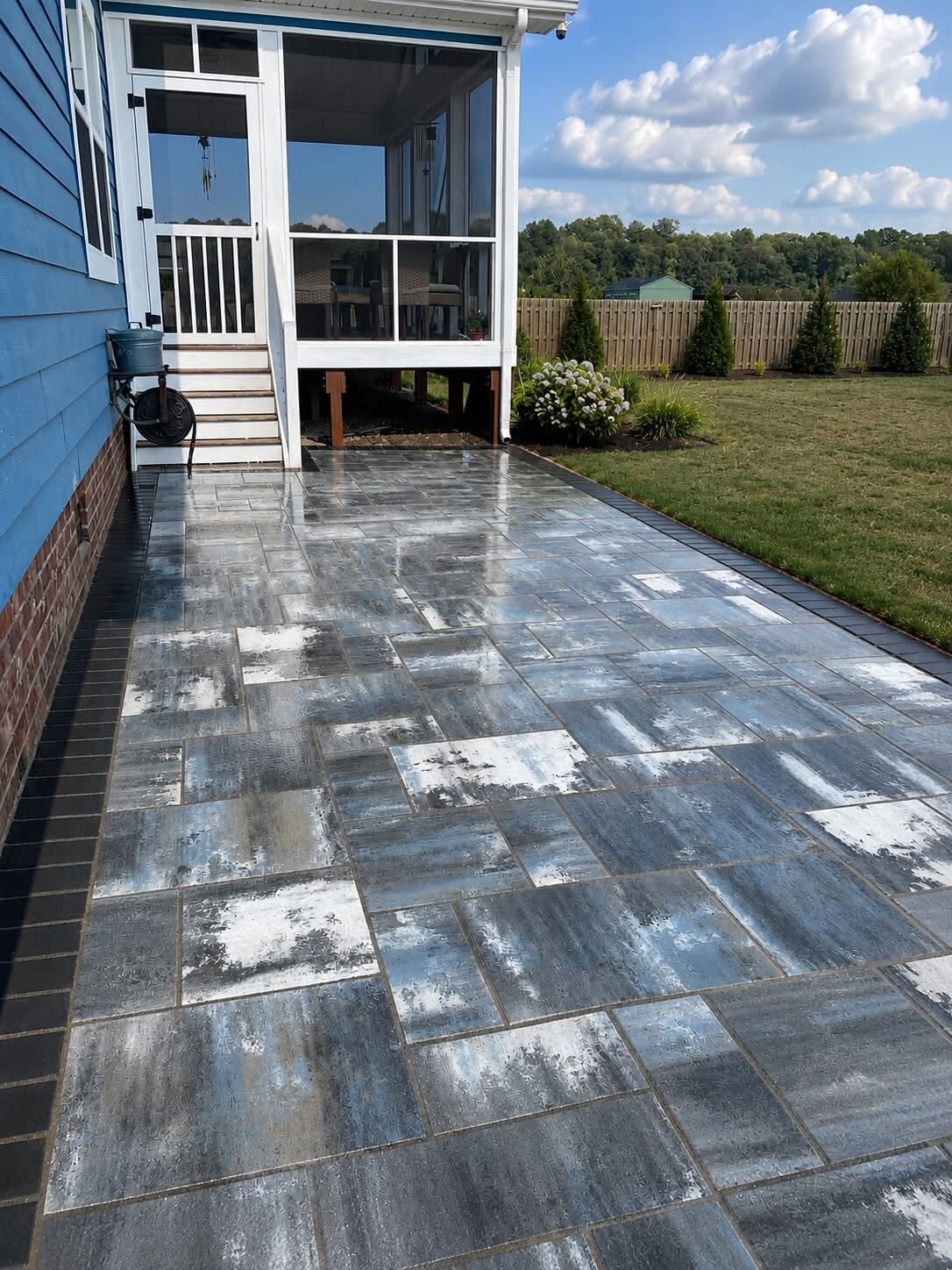 Patios & Walkways project completed by Mike's Concrete & Masonry