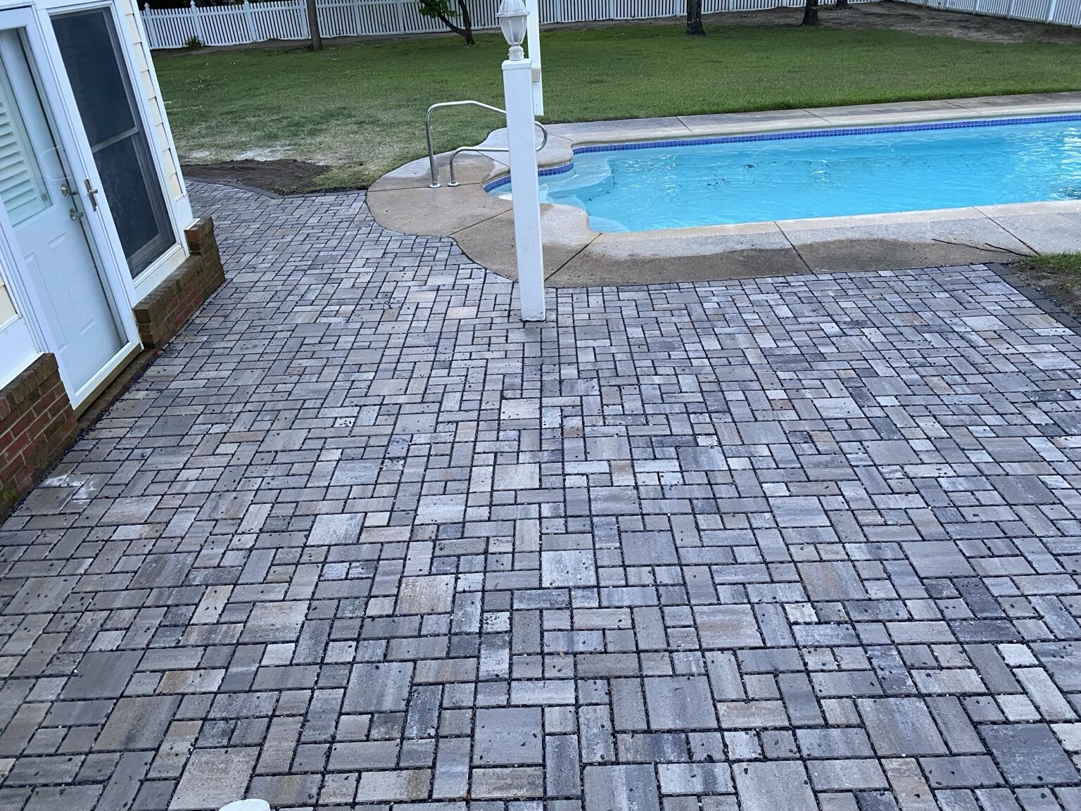 Pavers project completed by Mike's Concrete & Masonry
