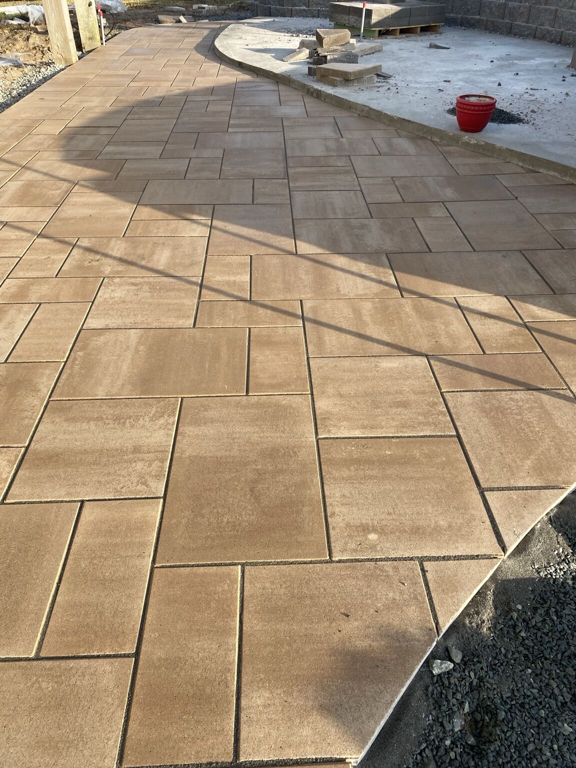 Pavers project completed by Mike's Concrete & Masonry